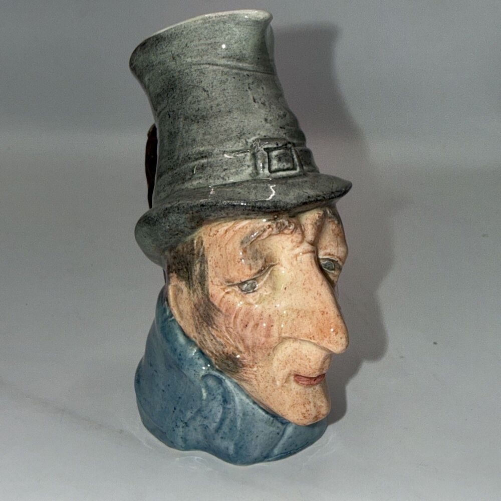 Vintage Kelsboro Ware Silas Sly Miniature Toby Mug England 3+”